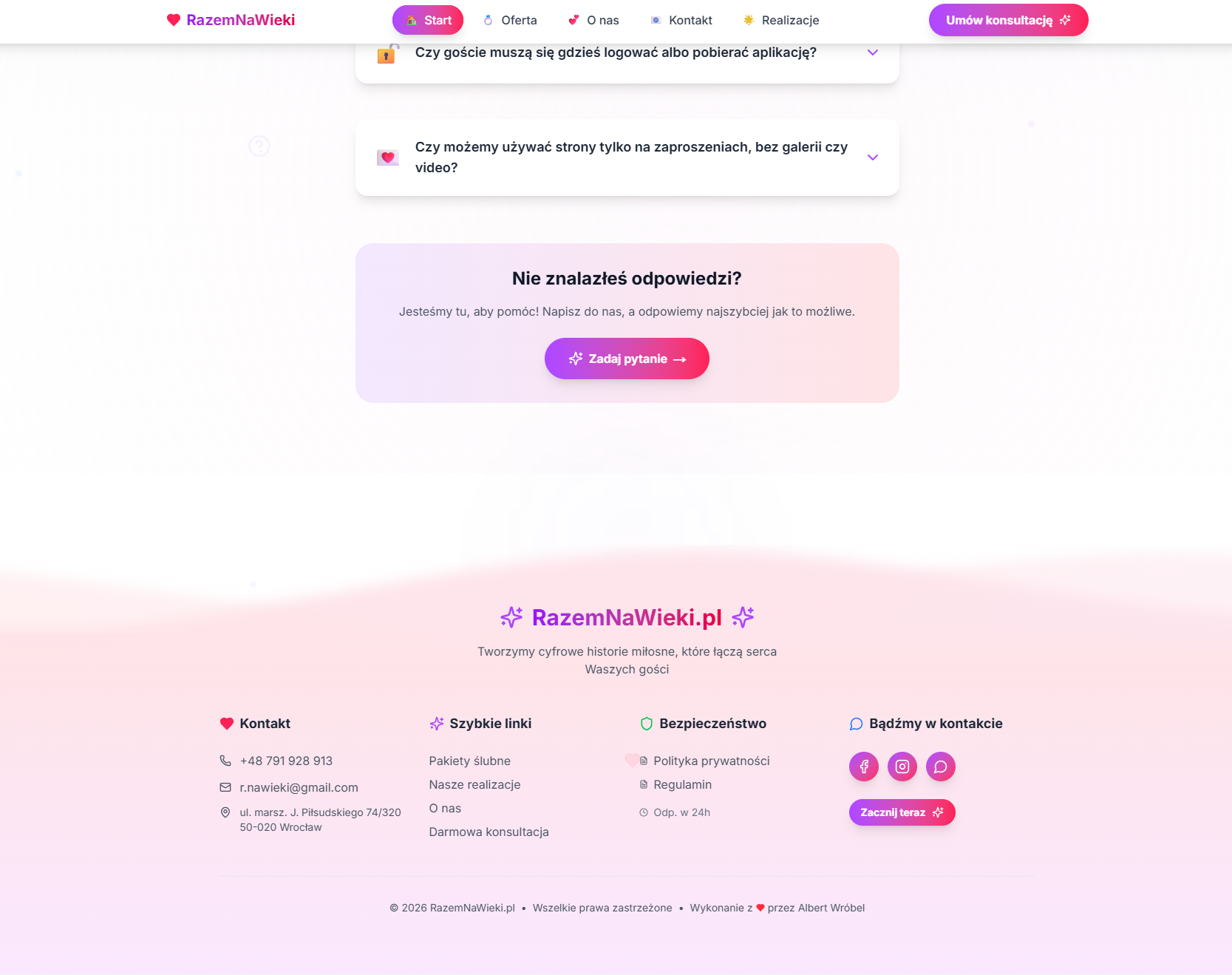 Wedding portals — Next.js in action — 5